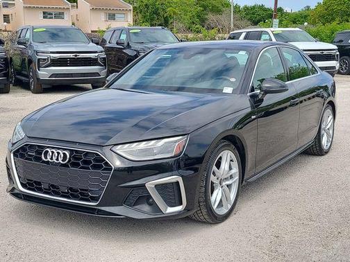 Mythos Black Metallic 2024 Audi A4 45 S line quattro Premium