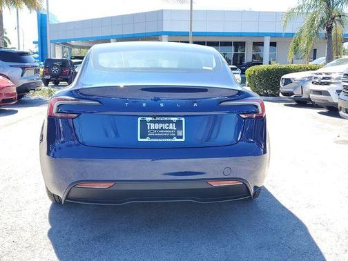 Blue 2025 Tesla Model 3 Long Range