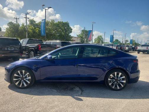 Blue 2025 Tesla Model 3 Long Range