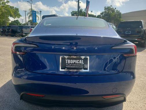 Blue 2025 Tesla Model 3 Long Range