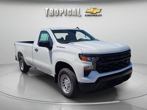 Summit White 2026 Chevrolet Silverado 1500 WT