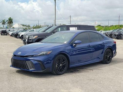 Blue 2025 Toyota Camry SE