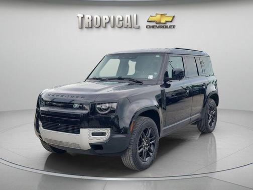 Santorini Black 2025 Land Rover Defender P300