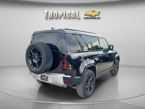 Santorini Black 2025 Land Rover Defender P300