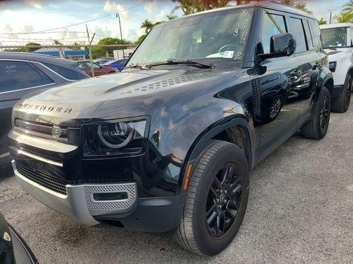 Santorini Black 2025 Land Rover Defender P300