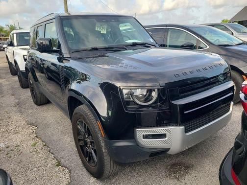 Santorini Black 2025 Land Rover Defender P300