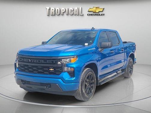 Glacier Blue Metallic 2022 Chevrolet Silverado 1500 Custom