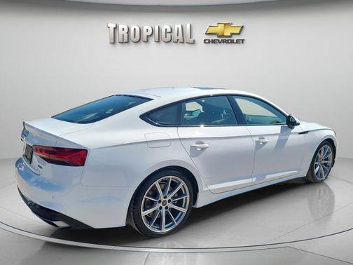 Arkona White 2025 Audi A5 Sportback 45 S line quattro Premium