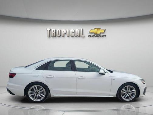 Ibis White 2023 Audi A4 45 S line Premium Plus