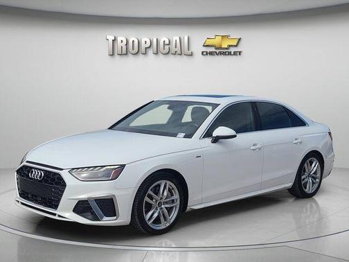 Ibis White 2023 Audi A4 45 S line Premium Plus