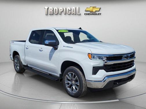 Summit White 2026 Chevrolet Silverado 1500 LT