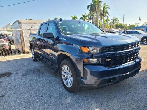 Northsky Blue Metallic 2021 Chevrolet Silverado 1500 Custom