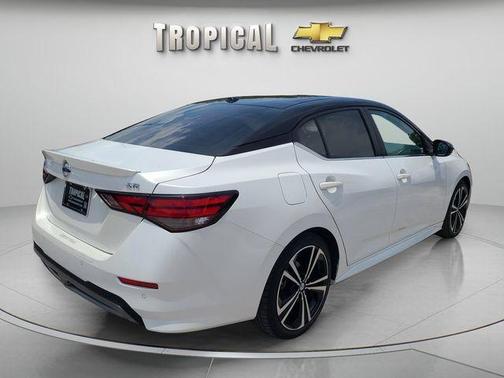 White 2021 Nissan Sentra SR
