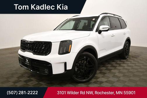Glacial White Pearl 2025 Kia Telluride SX X-Line
