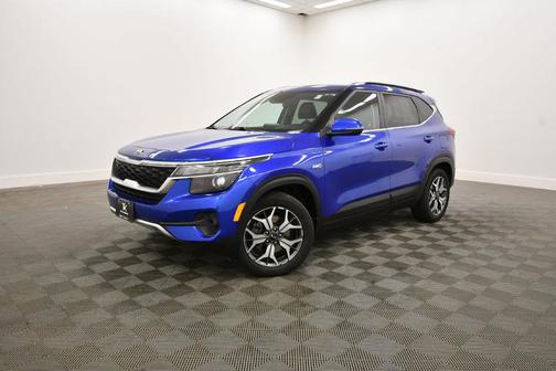 Neptune Blue 2021 Kia Seltos EX