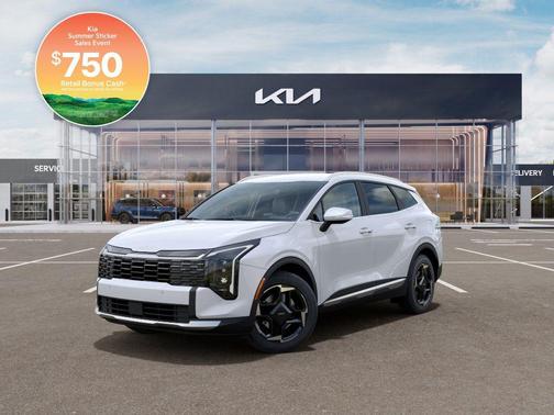 Snow White Pearl 2026 Kia Sportage Hybrid EX