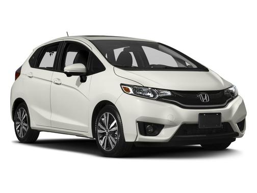 Red 2017 Honda Fit EX