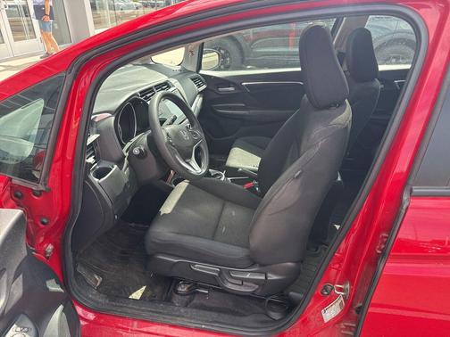 Red 2017 Honda Fit EX