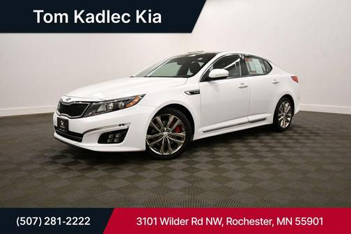 Snow White Pearl 2015 Kia Optima SXL Turbo