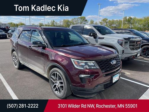 Burgundy Velvet Metallic Tinted Clearcoat 2018 Ford Explorer Sport