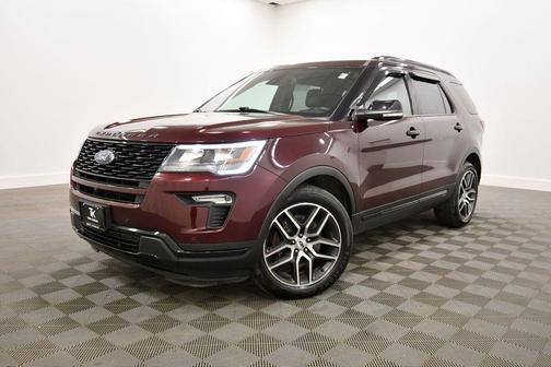 Burgundy Velvet Metallic Tinted Clearcoat 2018 Ford Explorer Sport