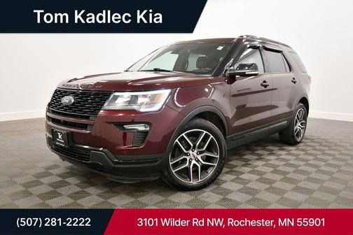 Burgundy Velvet Metallic Tinted Clearcoat 2018 Ford Explorer Sport