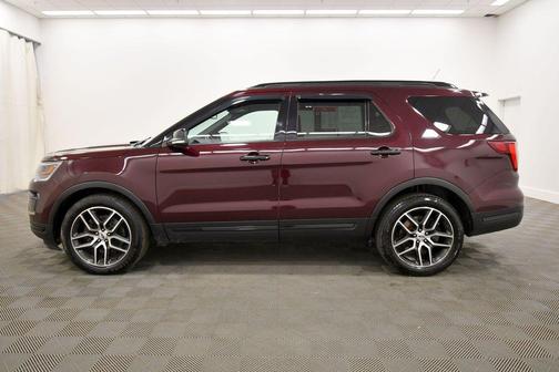 Burgundy Velvet Metallic Tinted Clearcoat 2018 Ford Explorer Sport