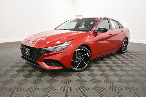 Scarlet Red Pearl 2022 Hyundai ELANTRA N Line