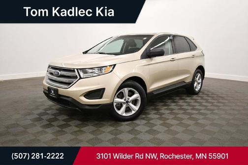 White Gold Metallic 2018 Ford Edge SE