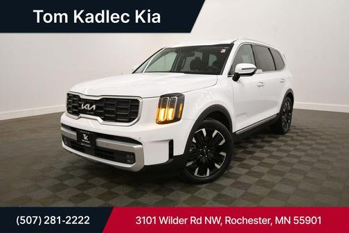 Glacial White Pearl 2024 Kia Telluride SX Prestige