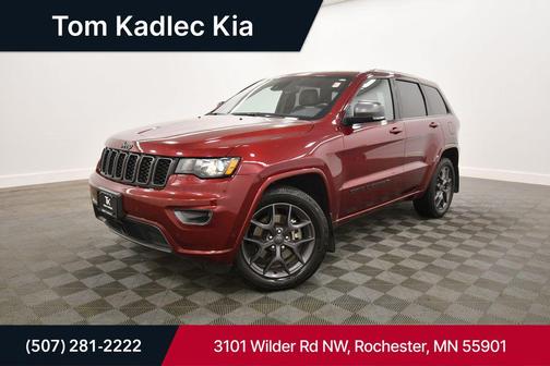 Velvet Red Pearlcoat 2021 Jeep Grand Cherokee 80th Anniversary 4x4