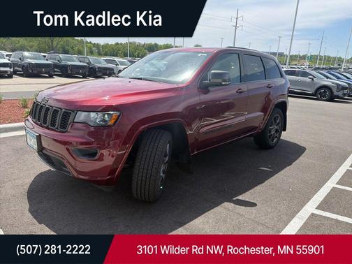 Velvet Red Pearlcoat 2021 Jeep Grand Cherokee 80th Anniversary 4x4
