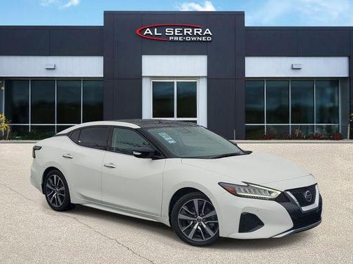 White 2019 Nissan Maxima 3.5 SL