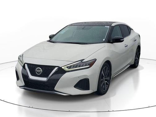 White 2019 Nissan Maxima 3.5 SL