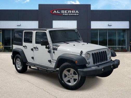 Bright White Clearcoat 2018 Jeep Wrangler JK Unlimited Sport
