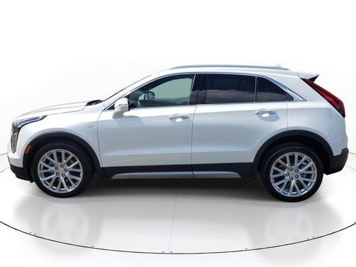 Crystal White Tri-Coat 2023 Cadillac XT4 Premium Luxury