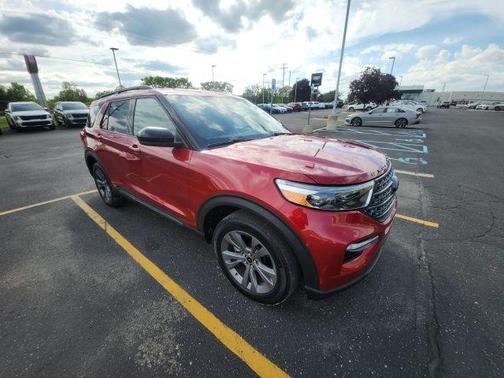 Red Metallic 2023 Ford Explorer XLT