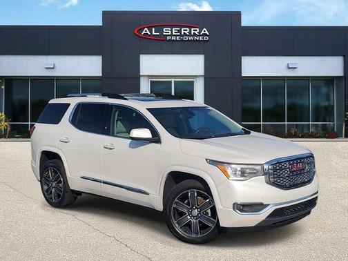 White Frost Tri-Coat 2018 GMC Acadia Denali