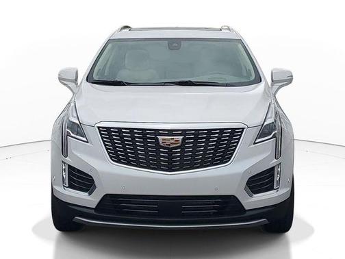 Crystal White Tri-Coat 2024 Cadillac XT5 Premium Luxury