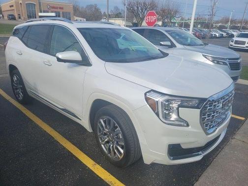 White Frost Tri-Coat 2024 GMC Terrain Denali