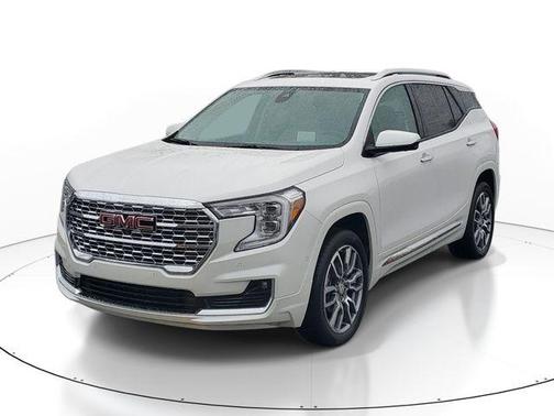 White Frost Tri-Coat 2024 GMC Terrain Denali