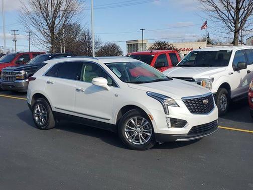Crystal White Tri-Coat 2021 Cadillac XT5 Premium Luxury