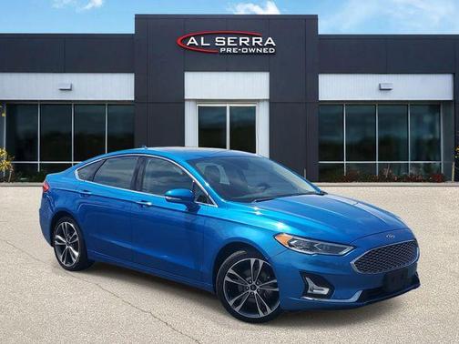 Blue Metallic 2020 Ford Fusion Titanium