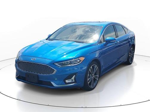 Blue Metallic 2020 Ford Fusion Titanium