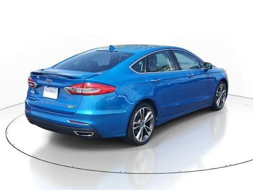 Blue Metallic 2020 Ford Fusion Titanium