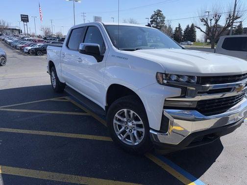 Summit White 2021 Chevrolet Silverado 1500 LT