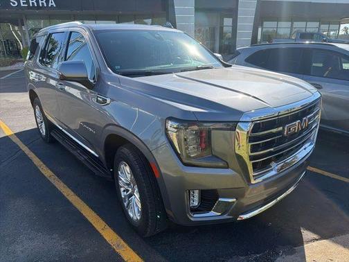 Satin Steel Metallic 2021 GMC Yukon SLT
