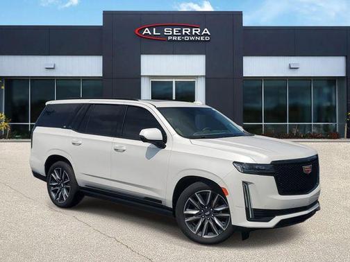 Crystal White Tri-Coat 2021 Cadillac Escalade Sport Platinum