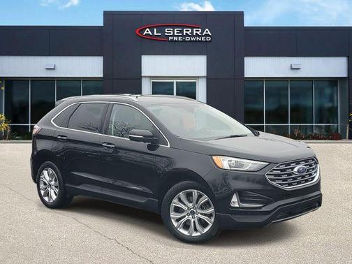 Black 2020 Ford Edge Titanium