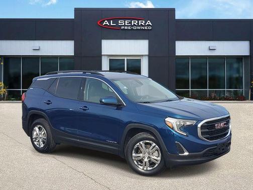 Blue Emerald Metallic 2020 GMC Terrain SLE